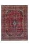 9'6" x 12'7" Handmade Vintage Red Oversize Rug