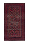 3'1" x 5'9" Handwoven Vintage Turkish Small Red Rug