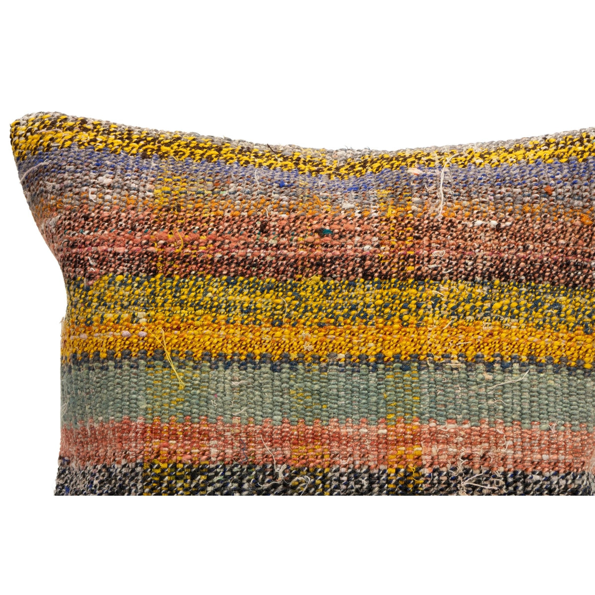 Handwoven Vintage Kilim Pillow Case 16" x 16"