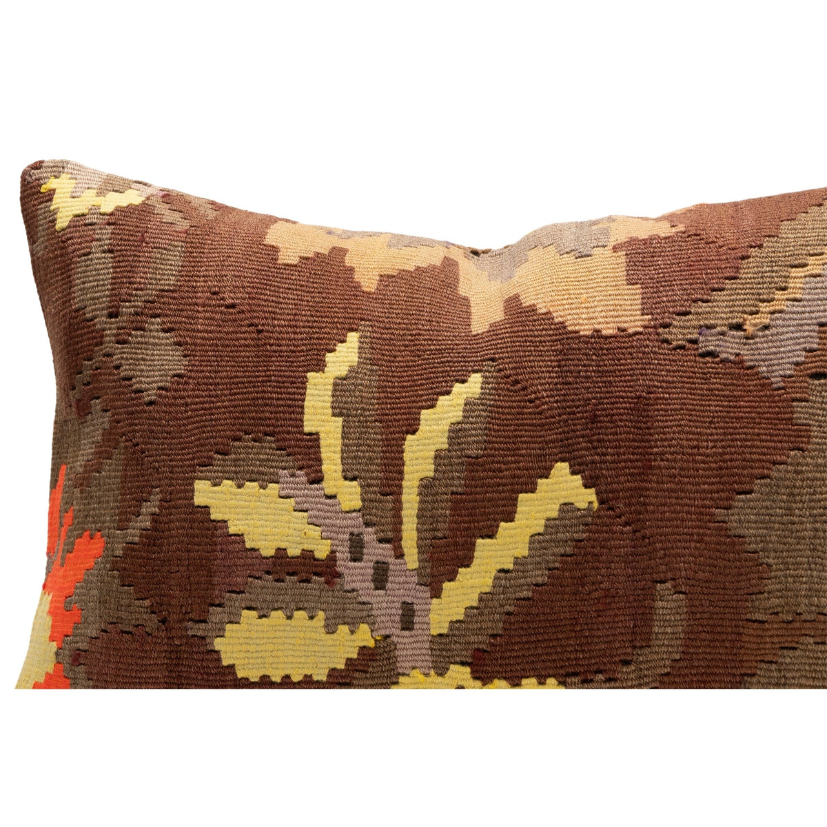 Neutral Oriental Kilim Cushion Cover 16" x 24"