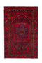 4' x 6'4" Handmade Turkish Red Small Rug