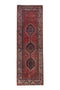 2'9" x 8'10" Vintage Turkish Red Runner Rug