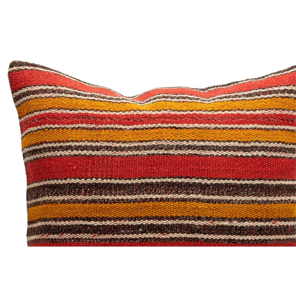 Vintage Striped Kilim Pillow Cover 20" x 20"