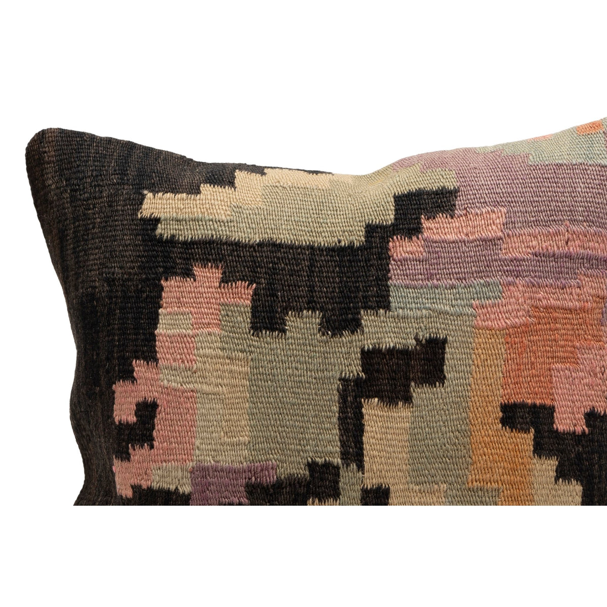 Handmade Vintage Turkish Kilim Pillow Cover