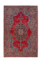 7' x 10'8" Handwoven Vintage Turkish Oversize Medallion Rug