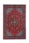 7'1" x 10' Handwoven Vintage Red Large Rug
