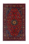 6'9" x 11'1" Handmade Persian Style Vintage Rug