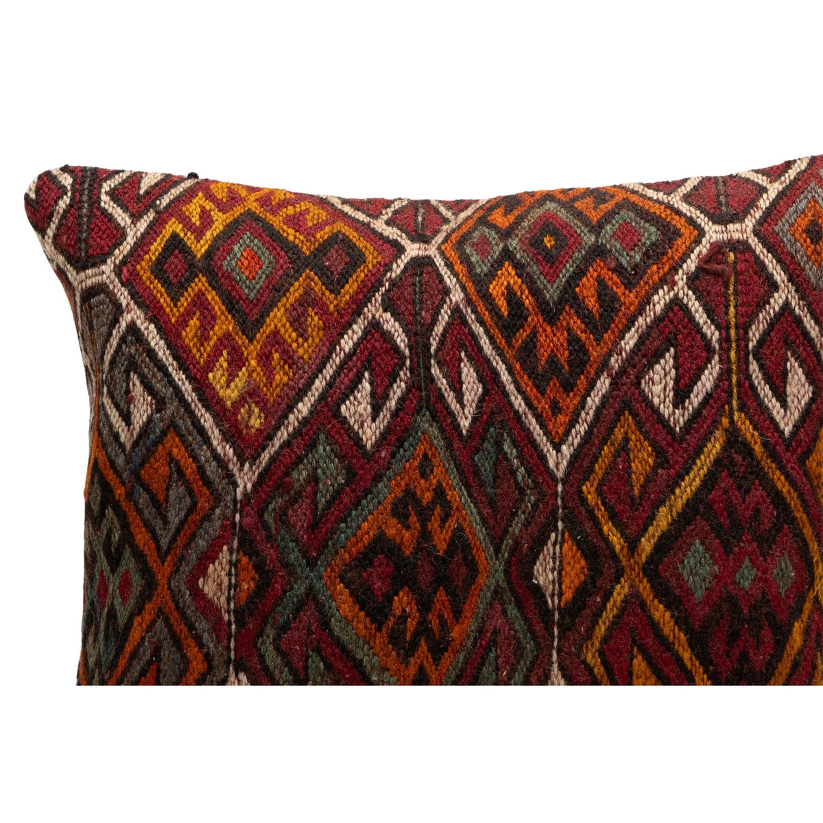 Authentic Kilim Throw Pillow Case 16" x 16"