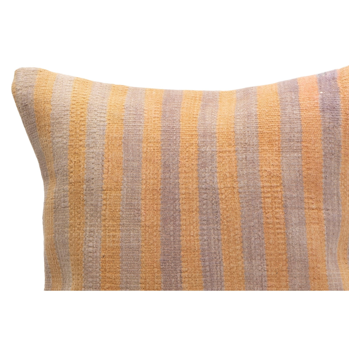 Handwoven Anatolian Kilim Throw Pillow Case 16" x 16"