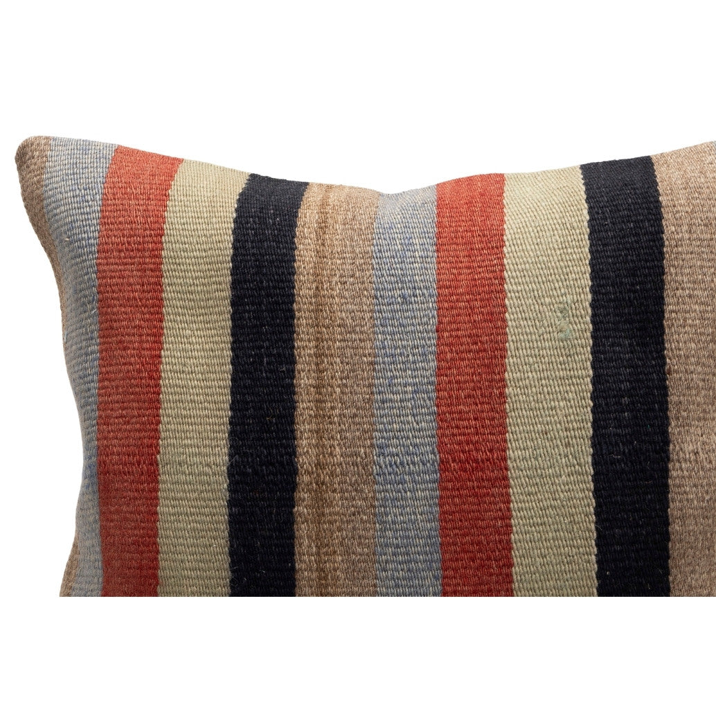 Vintage Striped Kilim Pillow Cover 20" x 20"