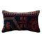 Artisan Handwoven Kilim Pillow Cover, 12x20" - Unique One-of-a-Kind Turkish Throw Pillow
