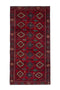 3'5" x 6'9" - Handmade Vintage Persian Style Rug