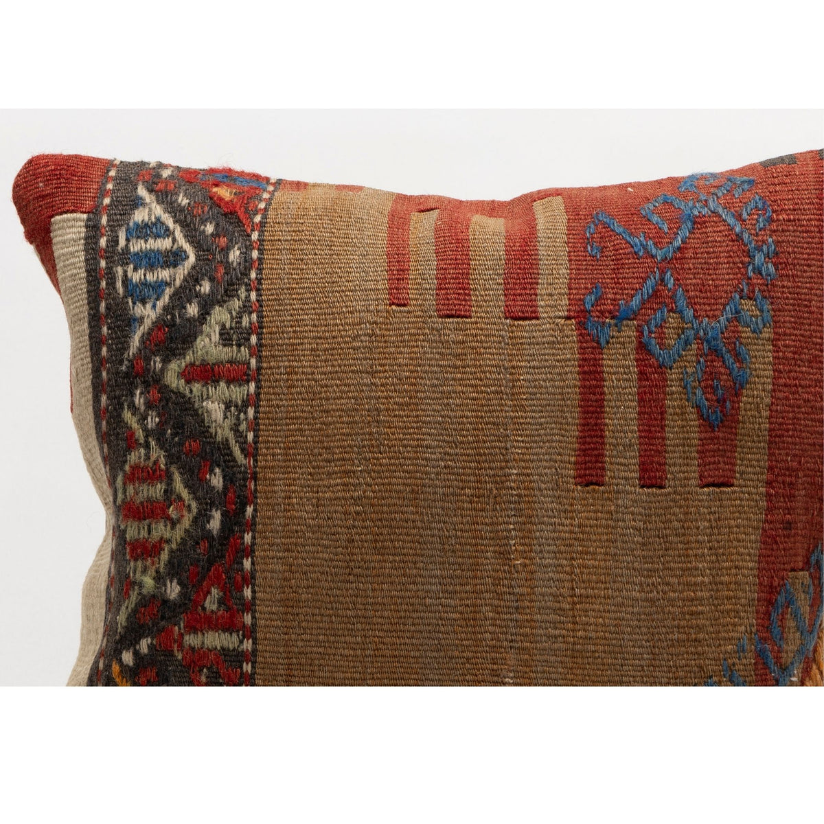 Handmade Kilim Throw Pillow Cover 16" x 16"