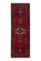3'5" x 11'1" - Handmade Vintage Persian Style Rug