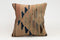 16x16 Turkish Kilim Cushion | Vintage Wool Pillow