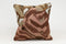 16x16 Turkish Kilim Cushion | Vintage Wool Pillow