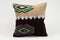16x16 Vintage Kilim Pillow | Handwoven Turkish Cushion