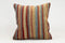 16x16 Vintage Kilim Pillow | Handwoven Turkish Cushion