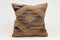 16x16 Vintage Kilim Pillow | Handwoven Turkish Cushion