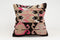 16x16 Vintage Kilim Pillow | Handwoven Turkish Cushion