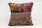 16x16 Vintage Kilim Pillow | Handwoven Turkish Cushion