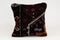 Handwoven Vintage Rug Pillow Cover 16" x 16"