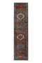 2'7" x 10'8" - Handmade Vintage Persian Style Rug