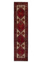 3'3" x 13'7" - Handmade Vintage Persian Style Rug