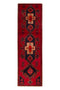 2'11" x 9'10" - Handmade Vintage Persian Style Rug