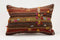 Handmade Vintage Kilim Throw Pillow Case 16" x 24"