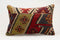 Handmade Vintage Kilim Throw Pillow Case 16" x 24"