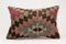 Handmade Vintage Kilim Throw Pillow Case 16" x 24"