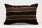 Vintage Turkish Kilim Brown Pillow Cover