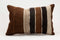 Vintage Turkish Kilim Brown Pillow Cover