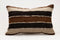 Vintage Turkish Kilim Brown Pillow Cover
