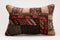 Handwoven Turkish Rug Pillow Cover 16" x 24"