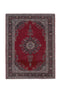 9'1" x 12'6" - Handmade Vintage Persian Style Rug