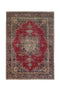 9'2" x 12'10" - Handmade Vintage Persian Style Rug