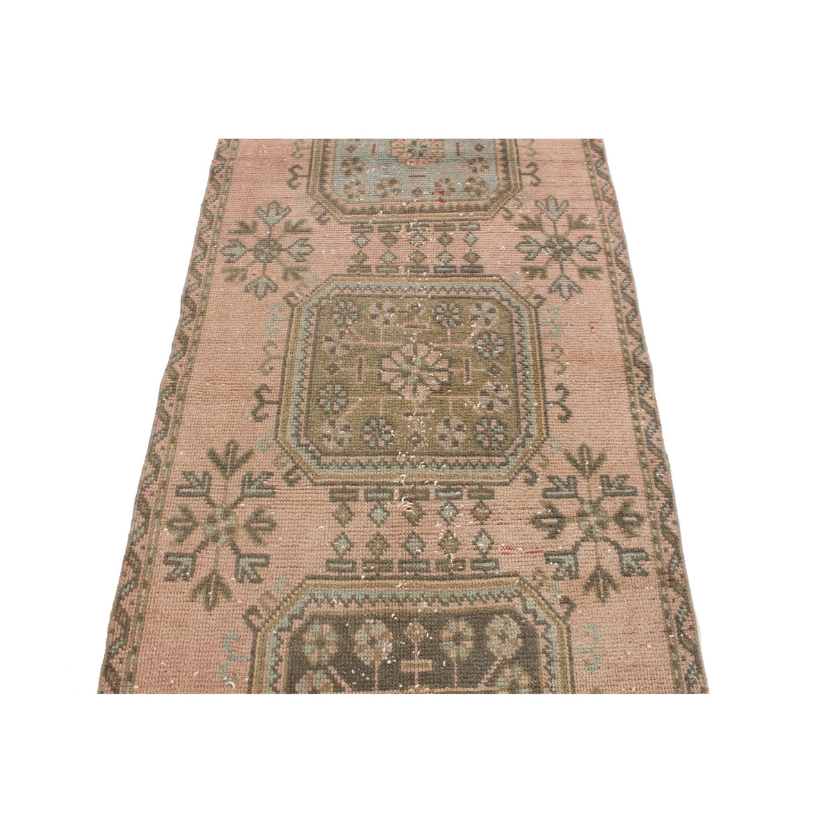 Sheldi - (2'11" x 10'4") Vintage Turkish Runner Rug