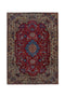 8'6" x 13'1" - Handmade Vintage Persian Style Rug