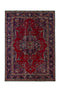 6'6" x 9'9" - Handmade Vintage Persian Style Rug