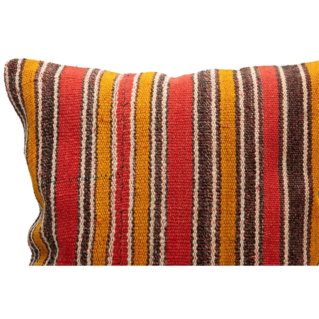 Vintage Striped Kilim Pillow Cover 20" x 20"