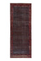 4'2" x 12'2" - Handmade Vintage Persian Style Rug