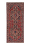 3'11" x 10'3" - Handmade Vintage Persian Style Rug