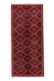 3'10" x 8'7" - Handmade Vintage Persian Style Rug