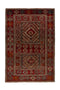 5'1" x 7'3" - Handmade Vintage Persian Style Rug