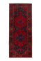 4'5" x 10'2" - Handmade Vintage Persian Style Rug