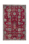 4'7" x 7'7" - Handmade Vintage Persian Style Rug
