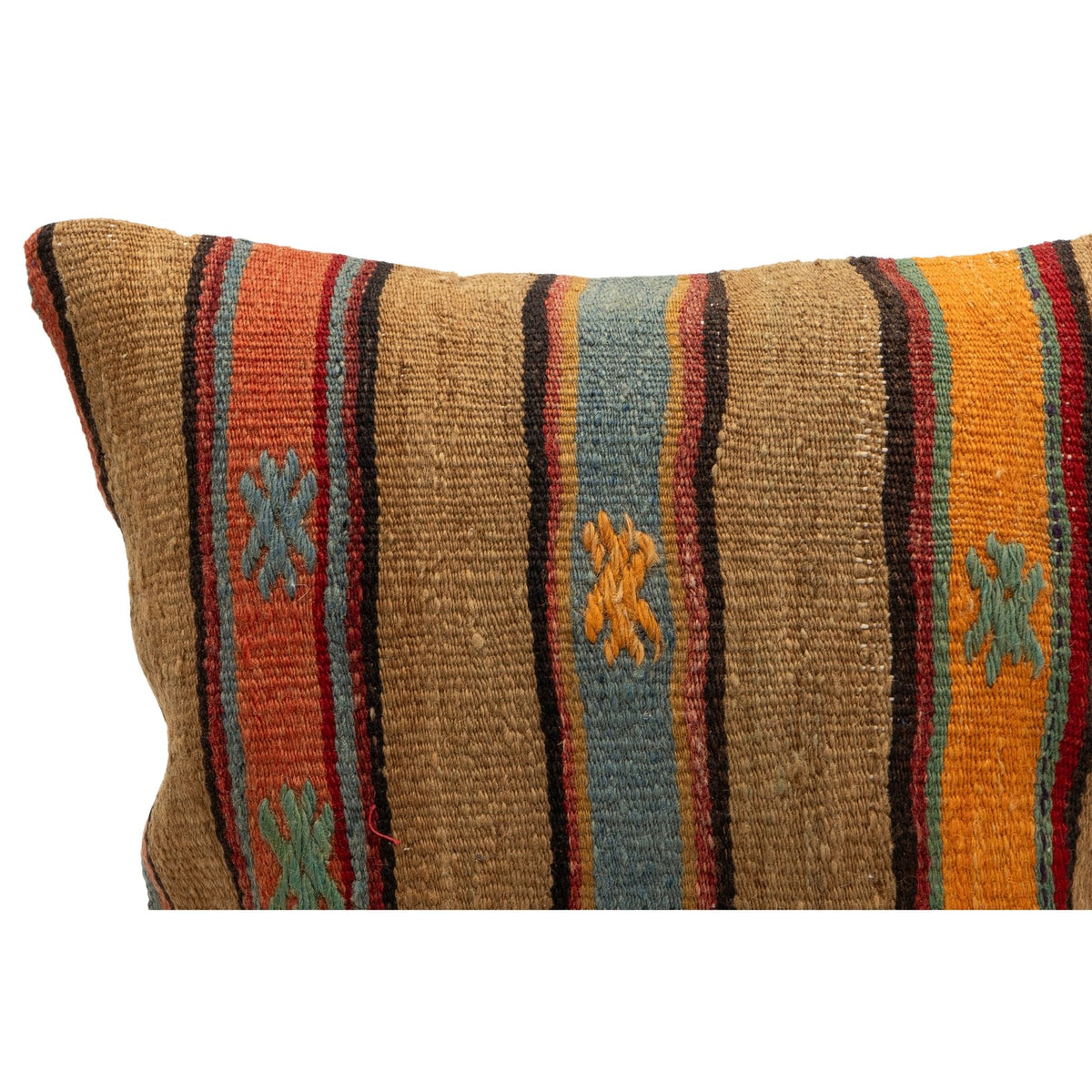 Authentic Kilim Throw Pillow Case 16" x 16"