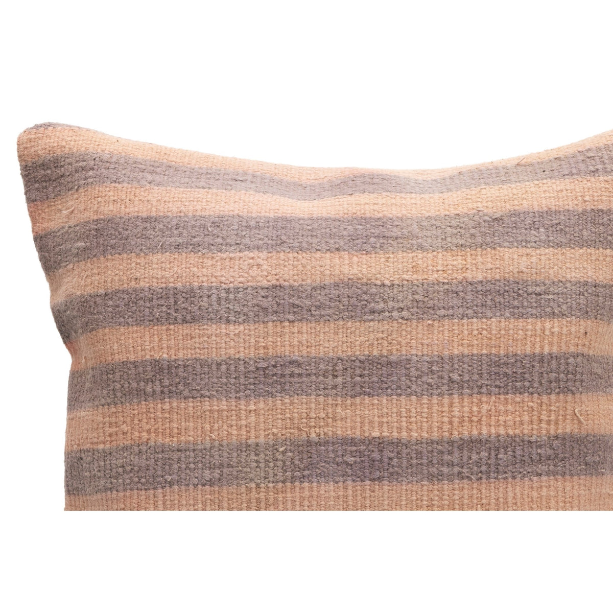 Handwoven Striped Kilim Throw Pillow Case 16" x 16"